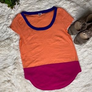 Spendid color block blouse